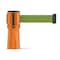 Montour Line Retractable Belt Barrier Cone Mount Orange Case 9ft. Olive Belt CP100-OR-OL-90 - alternate 1